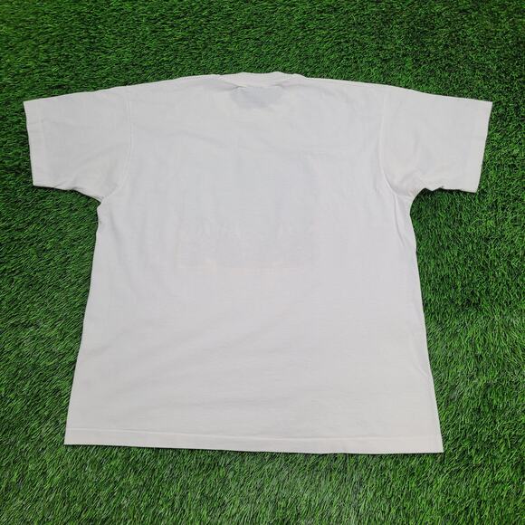 Vintage 80s Cute Bunny Rabbit Shirt Womens XL 22x26 USA Crop - Picture 2 of 14